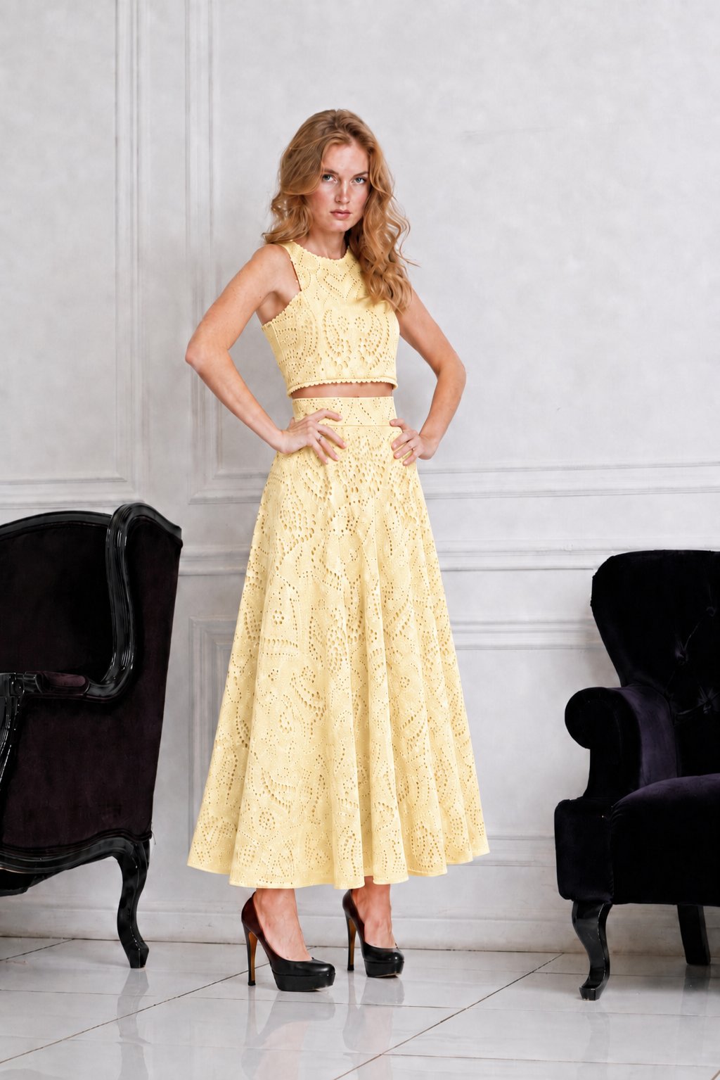 Lune Colette Eyelet Set